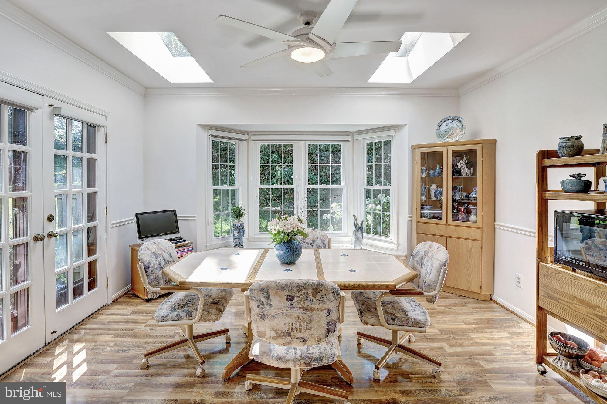 14900 Notley Road Silver Spring, MD 20905 - Photo 10 of 30 STUNNING BREAKFAST ROOM ADDITION, SKYLIGHTS, FAN!