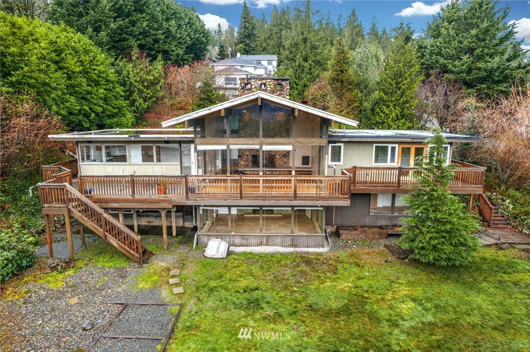 38131 Southeast 91st Street Snoqualmie, WA 98065 - Photo 1 of 40 aerial view of a house with a yard