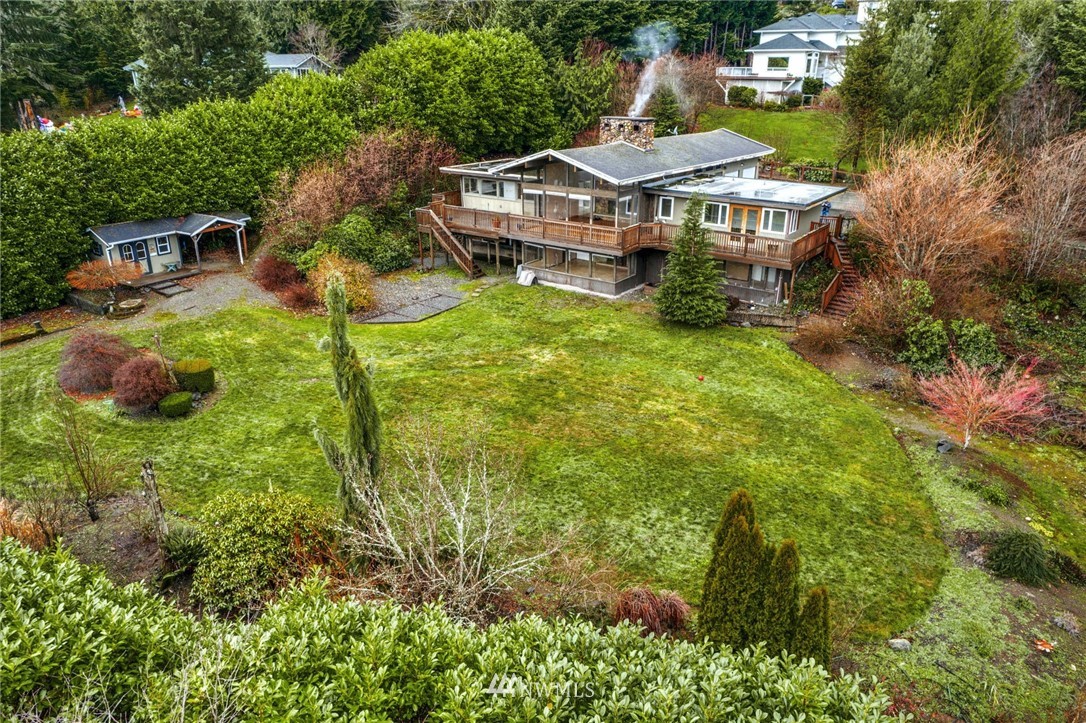 38131 Southeast 91st Street Snoqualmie, WA 98065 - Photo 2 of 40 an aerial view of residential houses with yard and trees