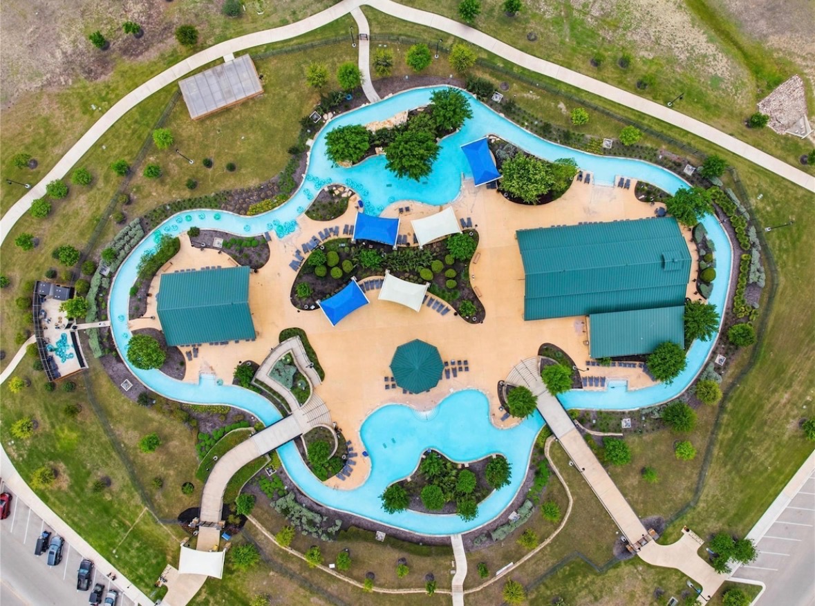 544 Cherrystone Loop Buda, TX 78610 - Photo 40 of 40 an aerial view of a swimming pool