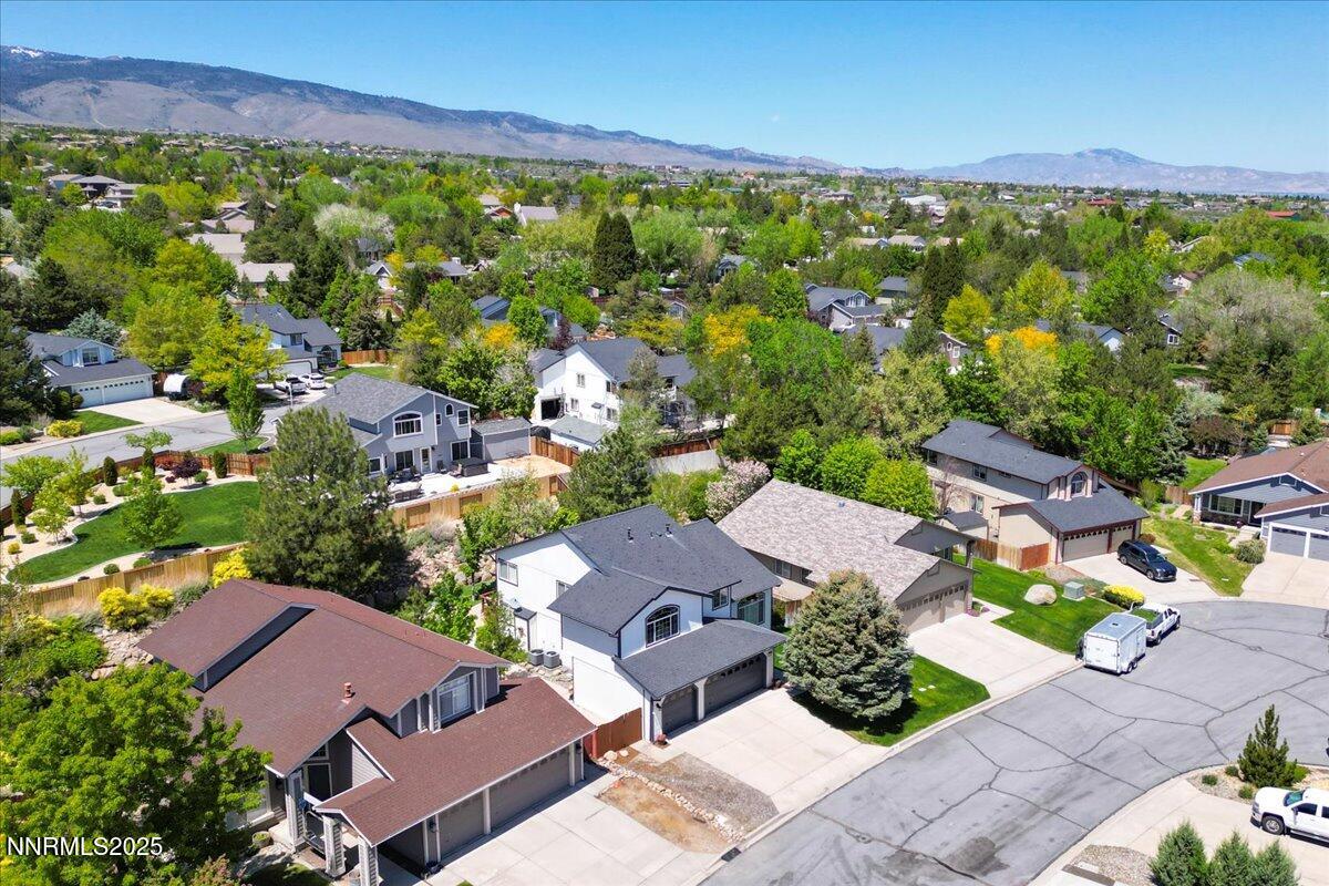 55 Ghost Rider Court Reno, NV 89511 - Photo 27 of 29 an aerial view of residential houses with outdoor space and street view
