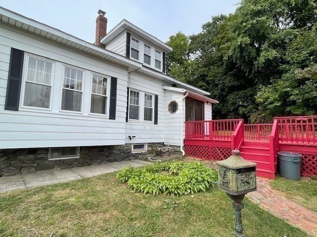 259 Massasoit Road Worcester, MA 01604 - Photo 23 of 23 a view of a house with a backyard