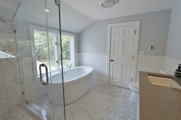 1500 South County Road Barnstable, MA 02655 - Photo 24 of 30 a spacious bathroom with a tub and shower