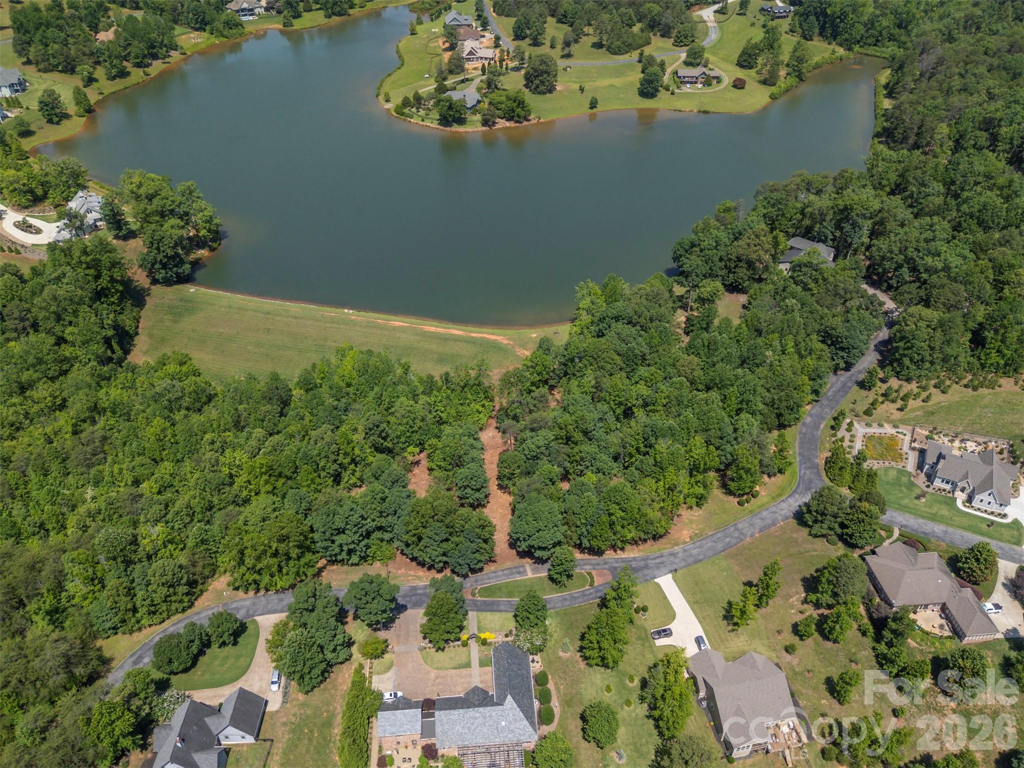 0 Doveridge Drive, Unit 66 Tryon, NC 28782 - Photo 4 of 21 an aerial view of a house with a lake view