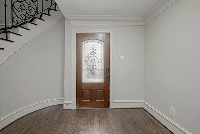 wooden floor in an empty room