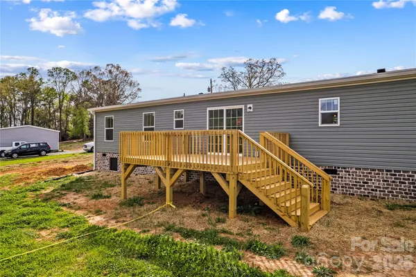 a view of a house with a patio