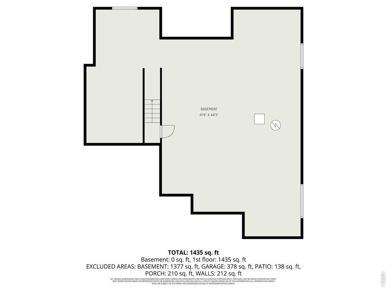 7347 Atlantis Street Wellington, CO 80549 - Photo 22 of 23 Basement floorplan