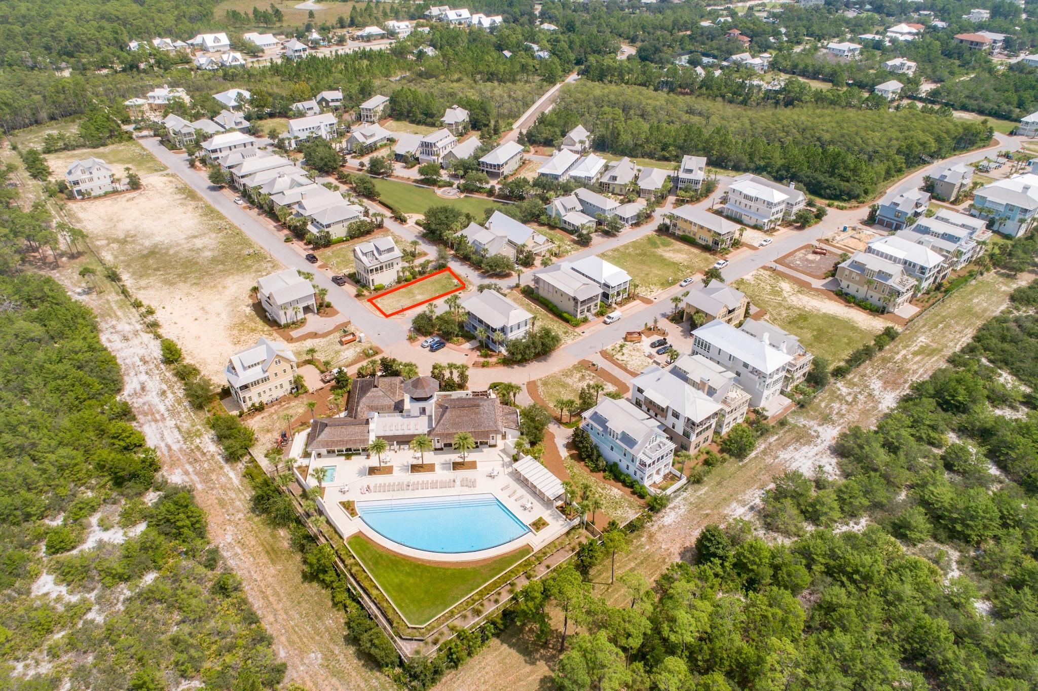 Lot 134 Gulf Walk Santa Rosa Beach, FL 32459 - Photo 4 of 18 Location of Lot 134 and amenity center