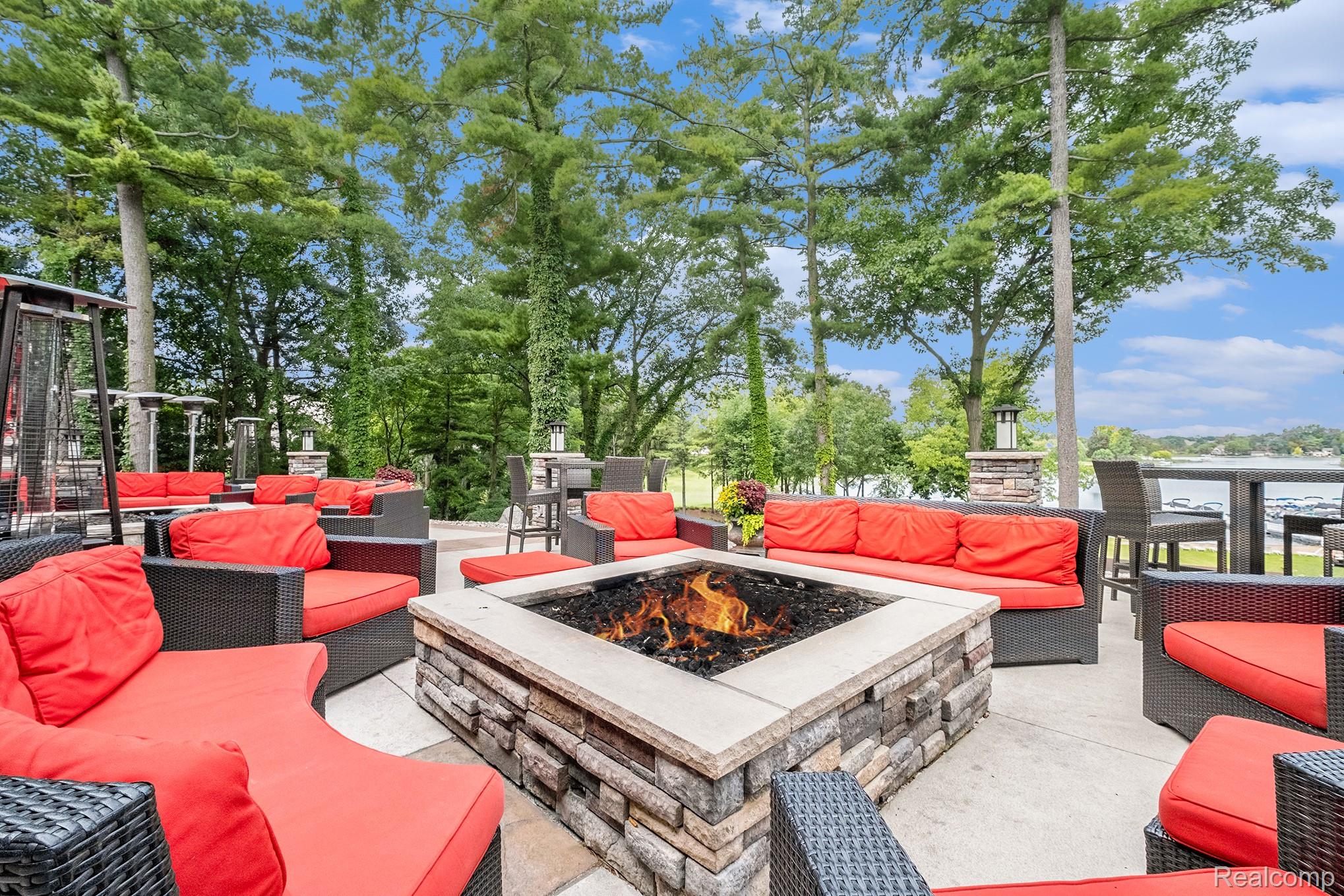 4179 St Andrews Street Howell, MI 48843 - Photo 63 of 75 View from Country Club patio / terrace overlooking Crooked Lake