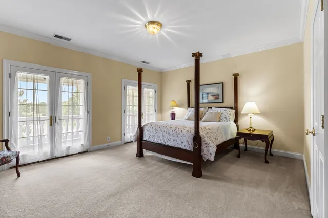 front view of a house with a garden