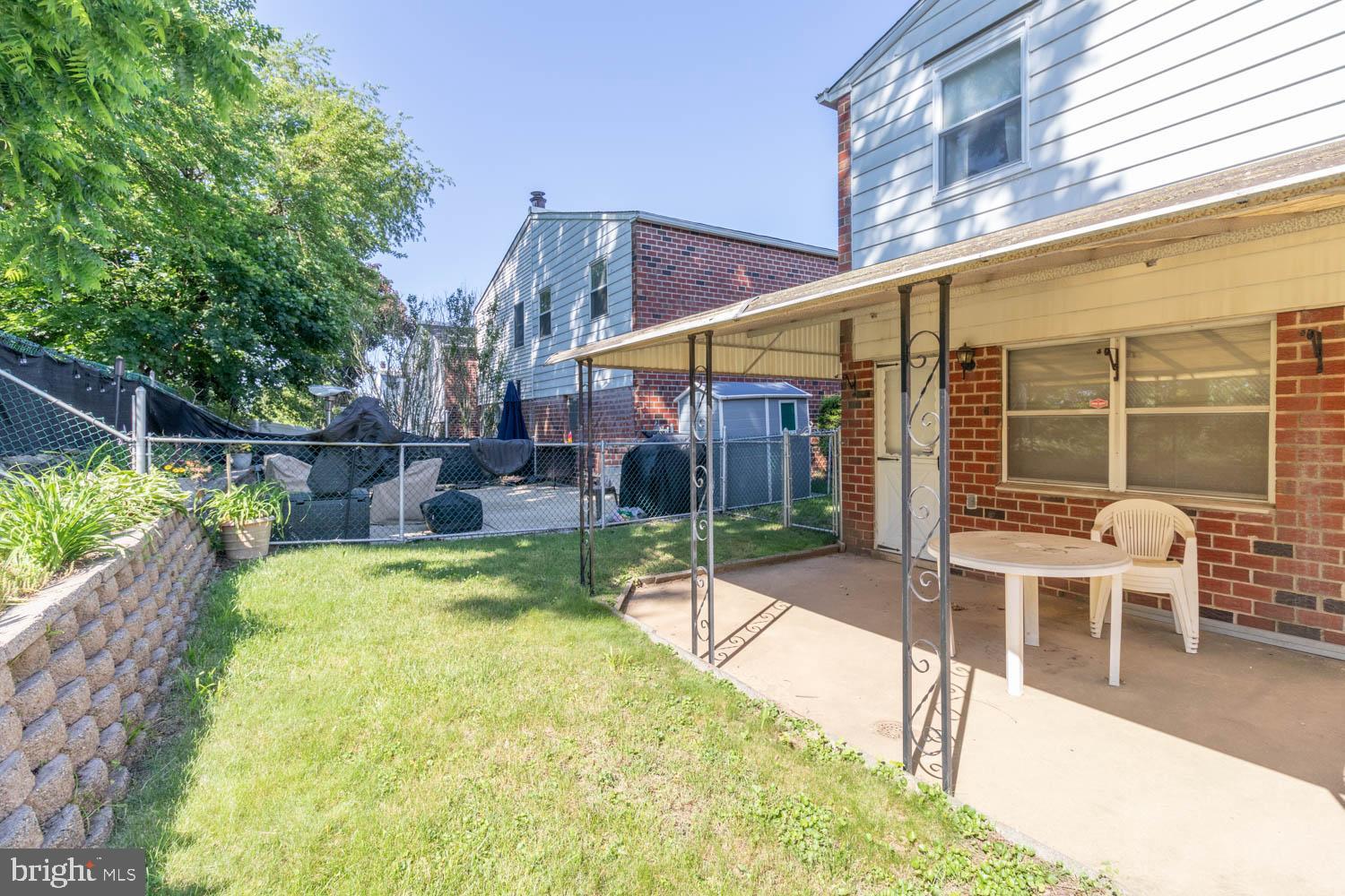 8541 Ridgeway Street Philadelphia, PA 19111 - Photo 23 of 26 Rear patio