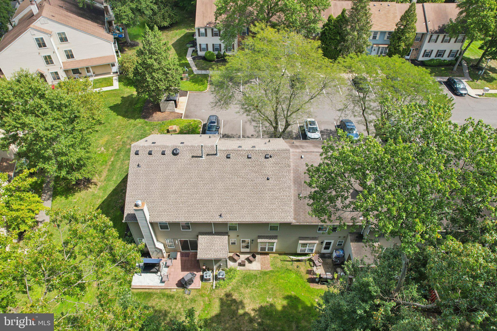 329 Gwynedd Court Mount Laurel, NJ 08054 - Photo 44 of 52 an aerial view of a house with swimming pool and garden