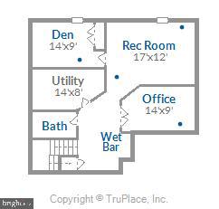 8287 Laurel Heights Loop Lorton, VA 22079 - Photo 50 of 50 Lower Leve Floor Plan