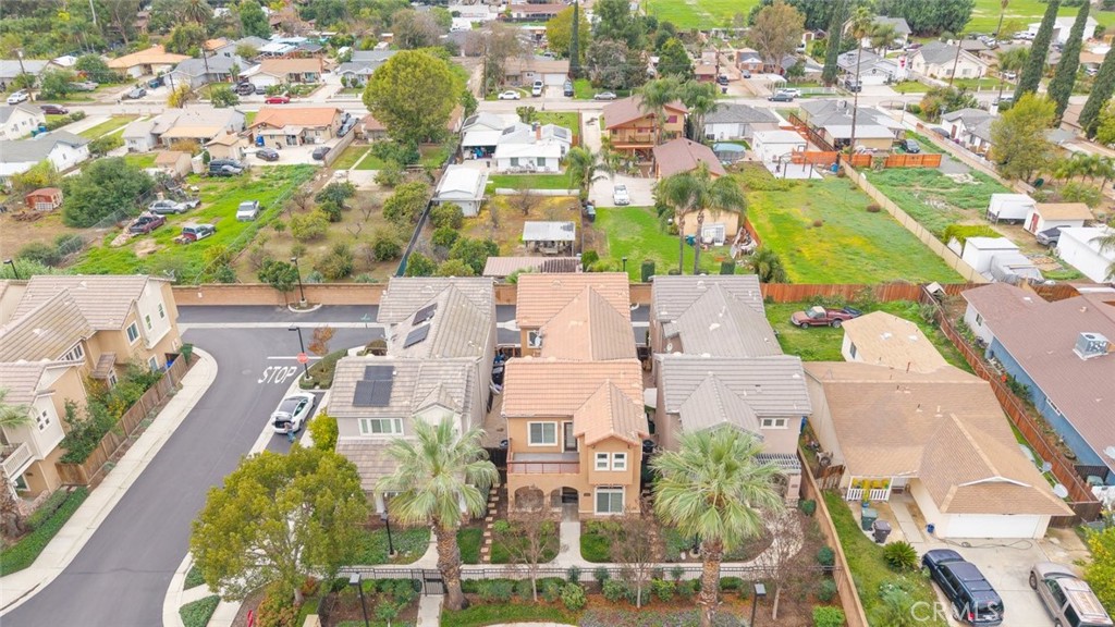6228 Manzanita Way Riverside, CA 92504 - Photo 37 of 42 an aerial view of residential houses with outdoor space