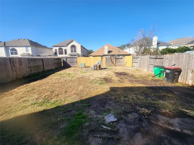 a house view with a outdoor space