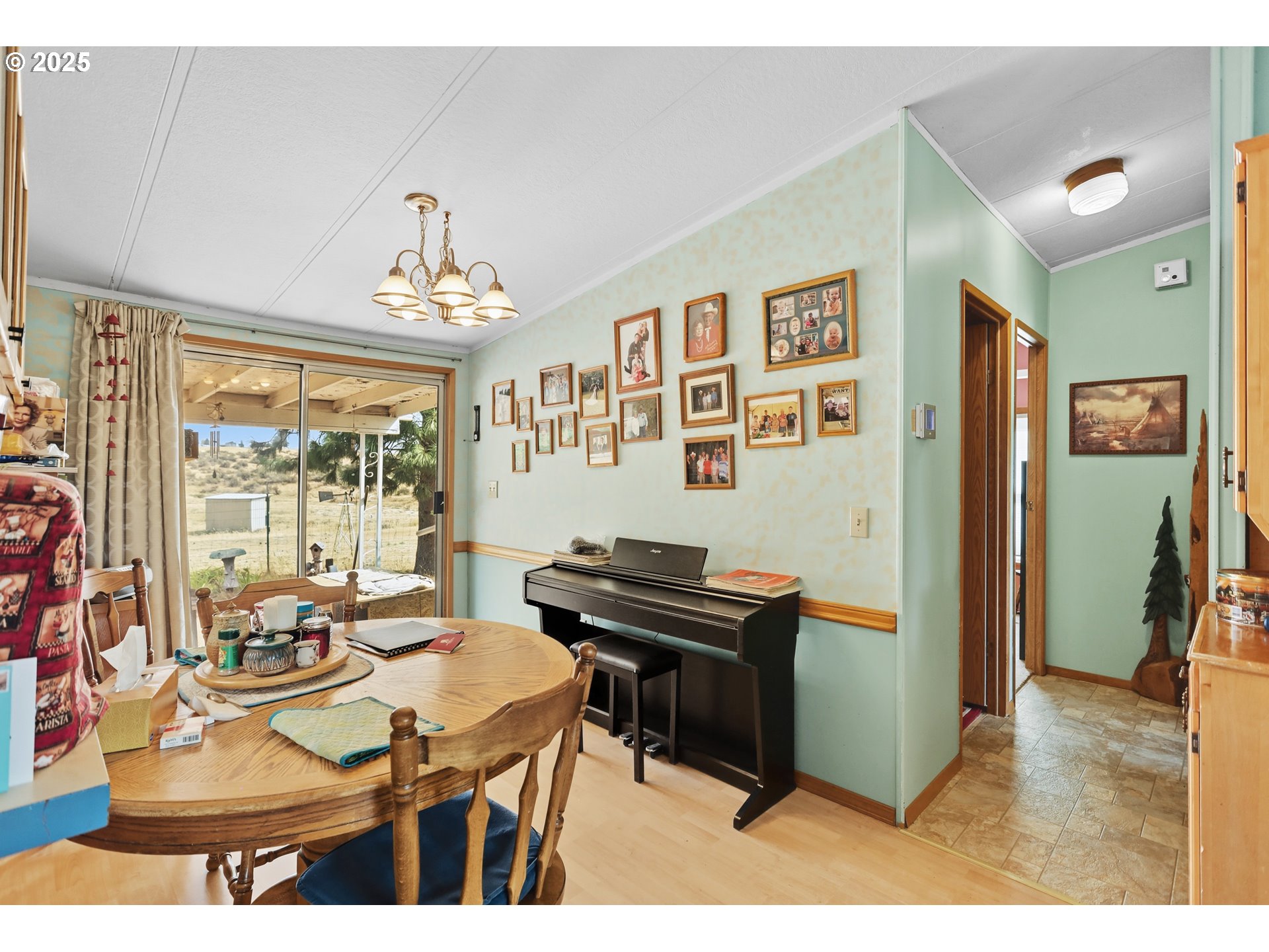 44 Pumphouse Road Goldendale, WA 98620 - Photo 16 of 35 a view of a dining room with furniture window and outside view