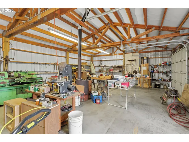 a view of a storage in a room