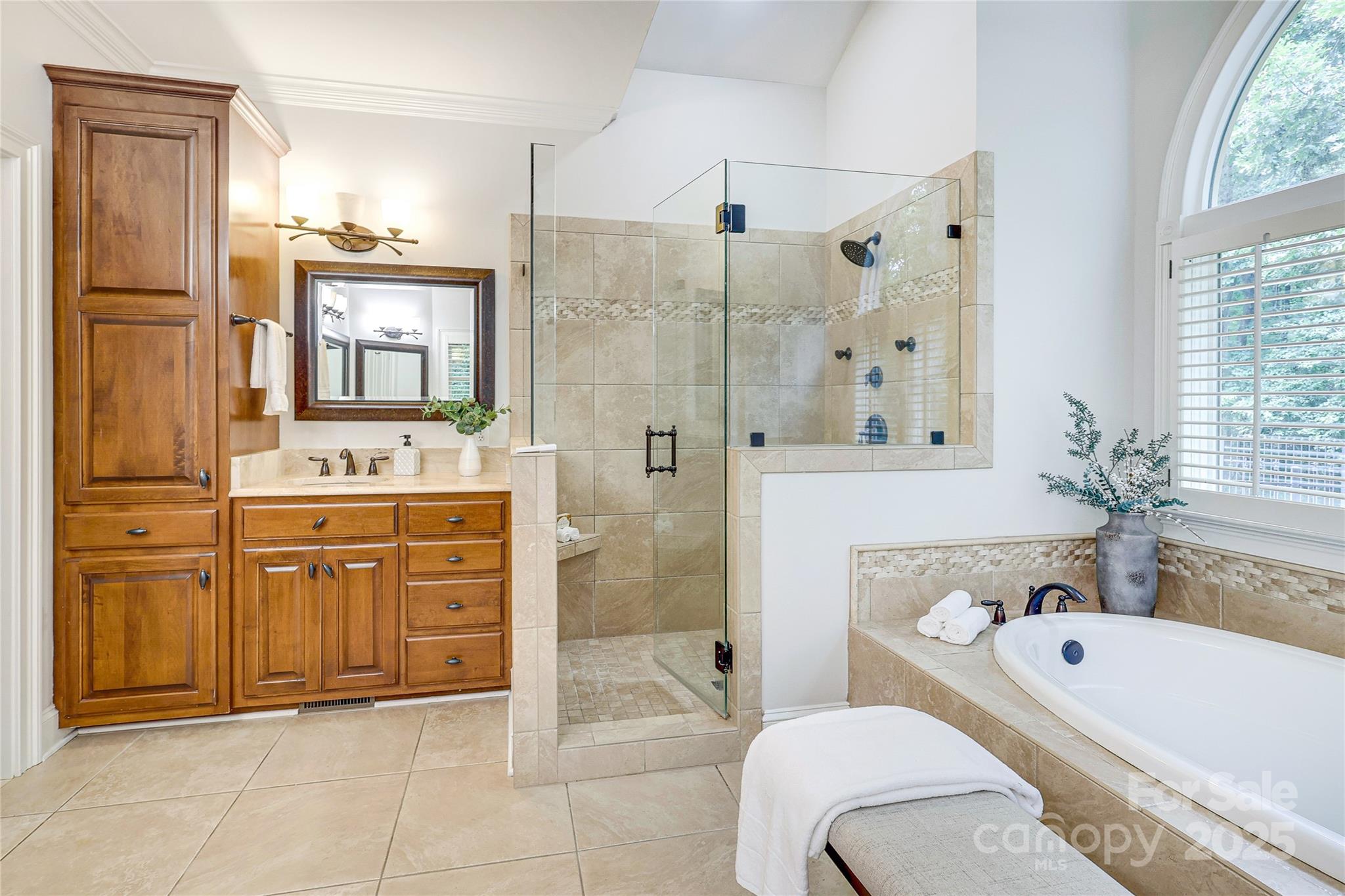 2500 High Ridge Road Charlotte, NC 28270 - Photo 27 of 47 a bathroom with a tub sink toilet and shower