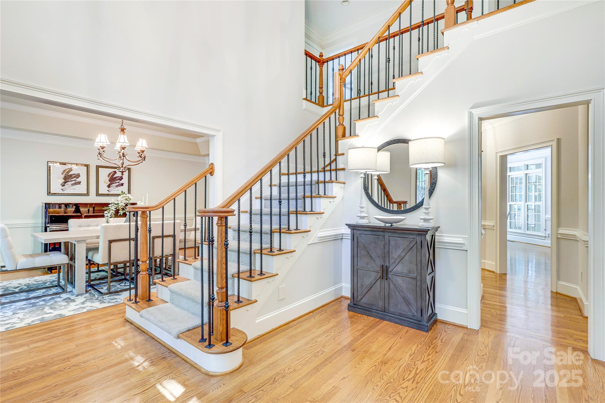 2500 High Ridge Road Charlotte, NC 28270 - Photo 3 of 47 a view of entryway livingroom and hall with wooden floor