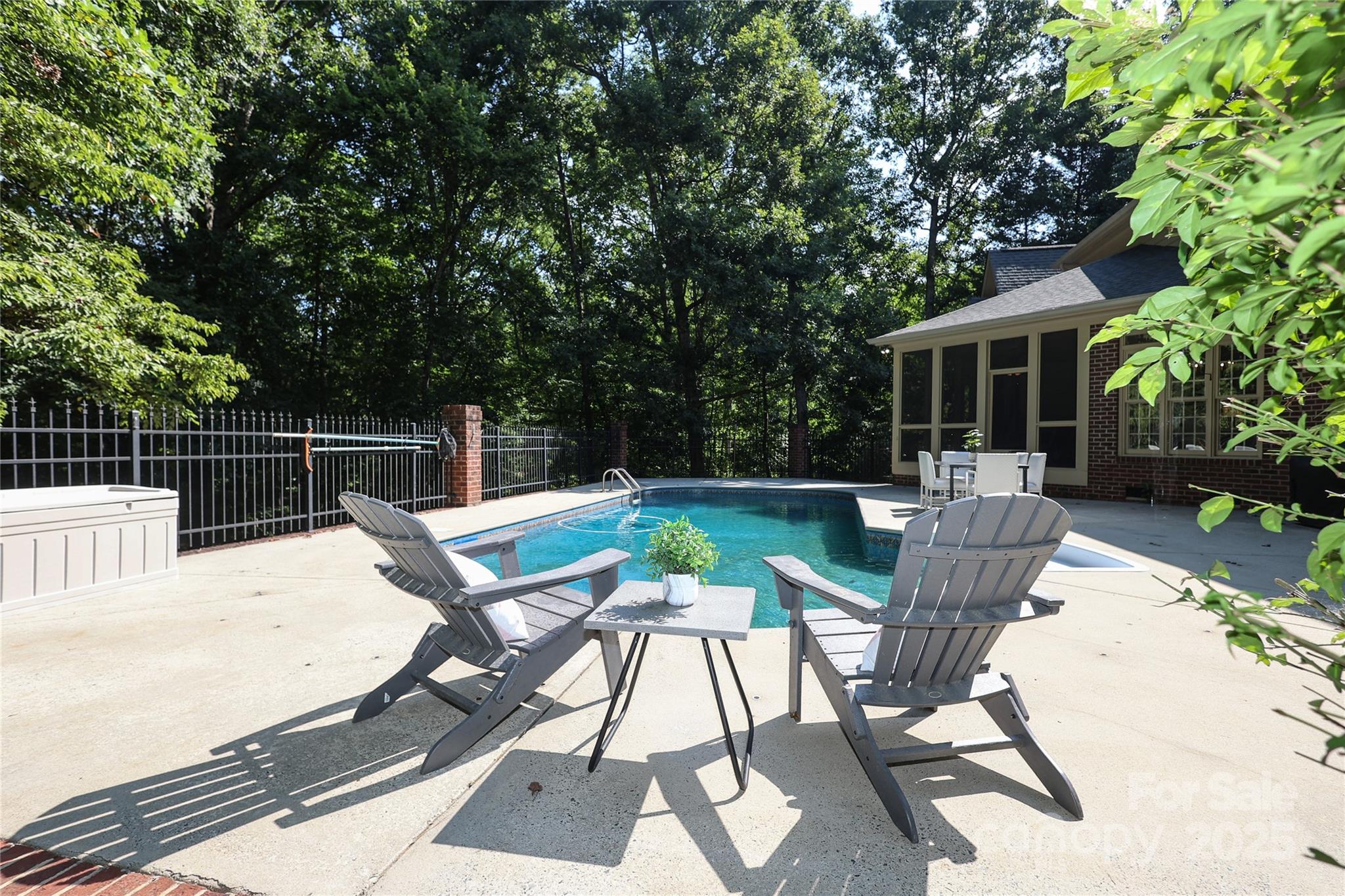2500 High Ridge Road Charlotte, NC 28270 - Photo 45 of 47 a view of backyard with a patio and outdoor seating