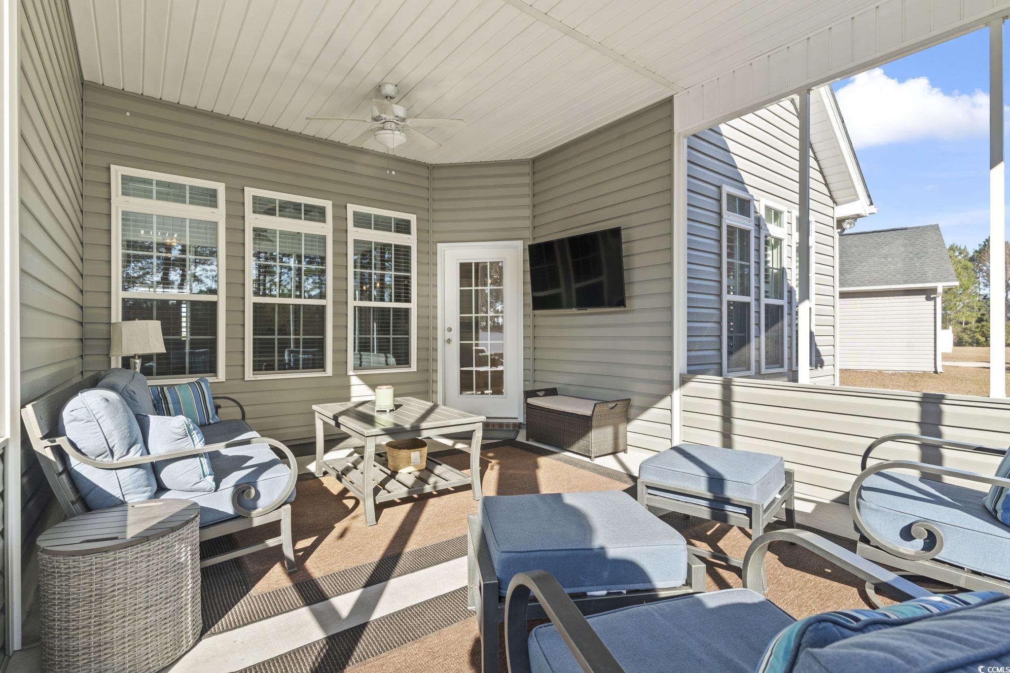 308 Turning Pines Loop Myrtle Beach, SC 29579 - Photo 31 of 33 View of patio featuring an outdoor hangout area an