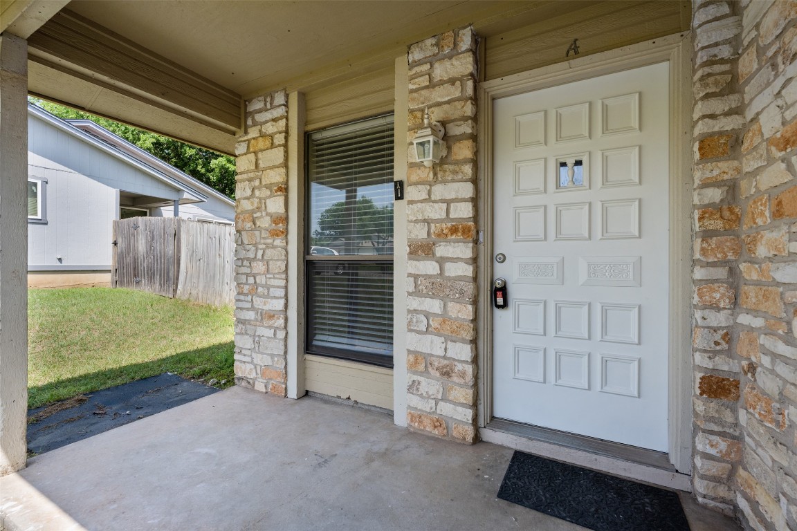 608 Country Aire Drive, Unit A Round Rock, TX 78664 - Photo 4 of 32 a view of front door of house