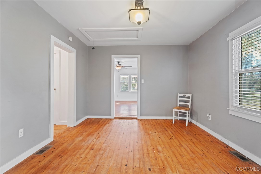 6405 King William Road Aylett, VA 23009 - Photo 11 of 40 Empty room with light hardwood / wood-style floors