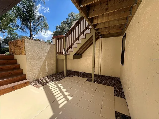 a view of an entryway with staircase