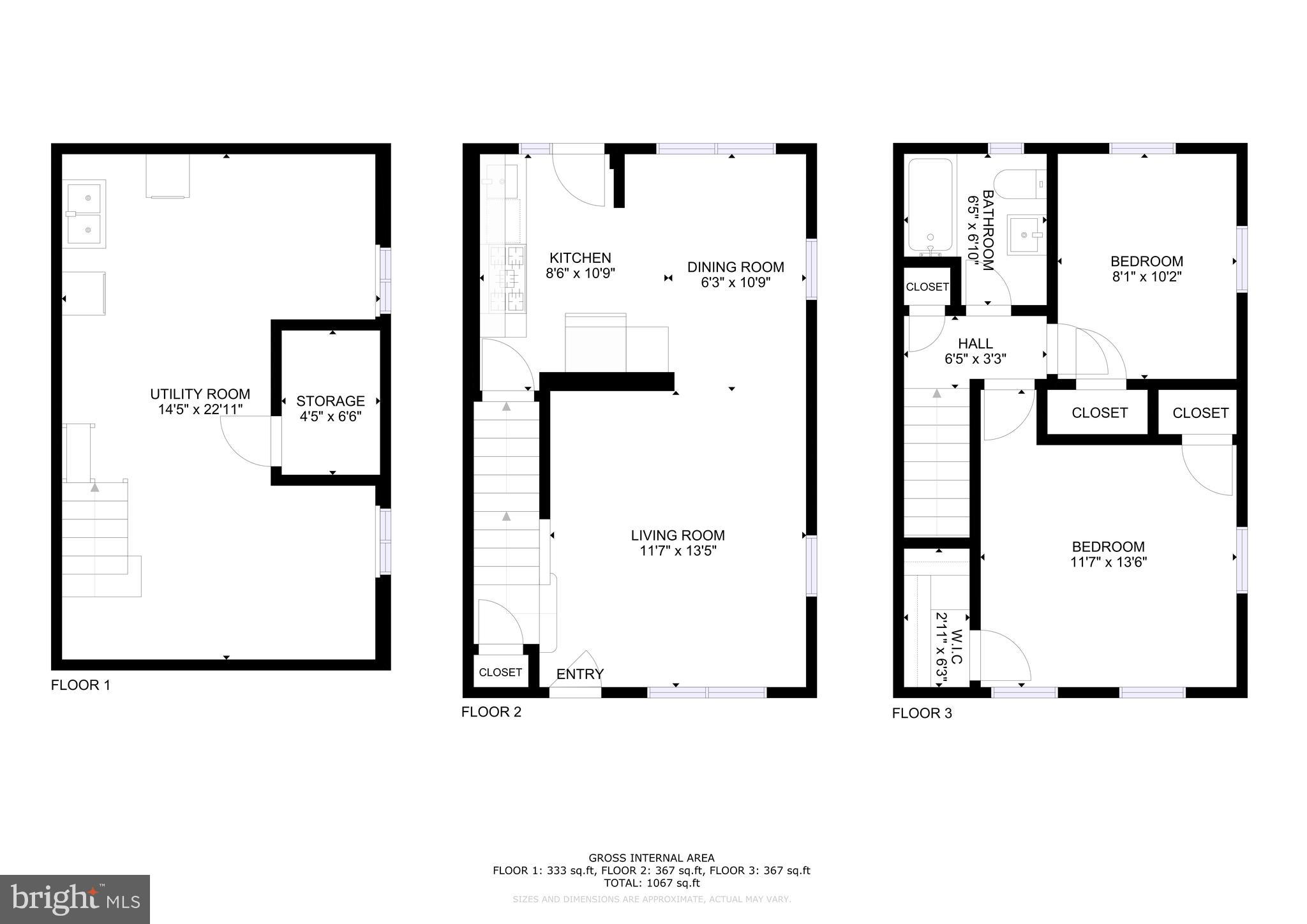 4244 Hildreth Street Southeast Washington, DC 20019 - Photo 31 of 31 a picture of a floor plan