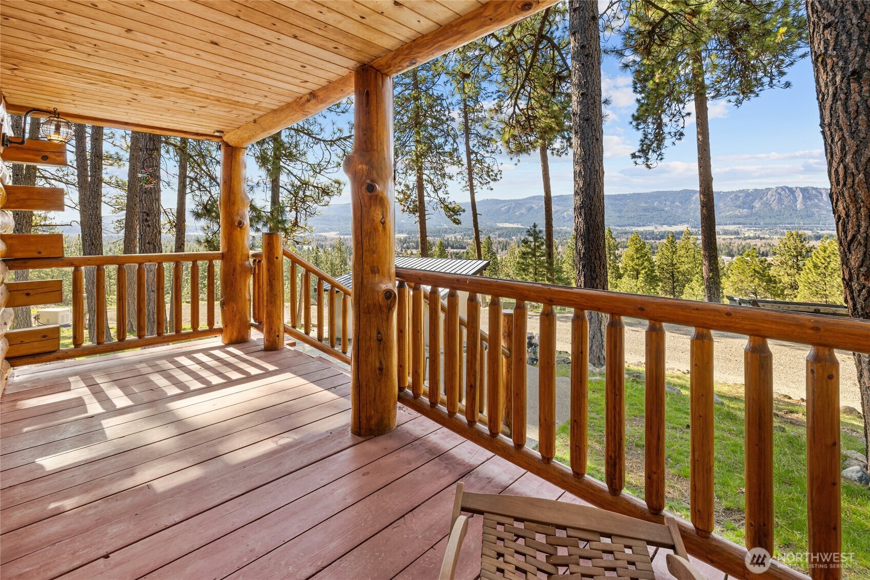 340 Powerline Road Cle Elum, WA 98922 - Photo 27 of 40 a view of a two chairs on the roof deck