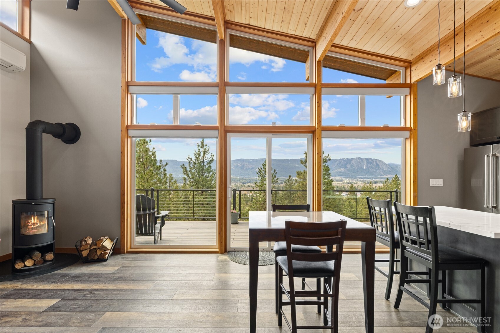 340 Powerline Road Cle Elum, WA 98922 - Photo 9 of 40 a view of a dining room with furniture window and outside view