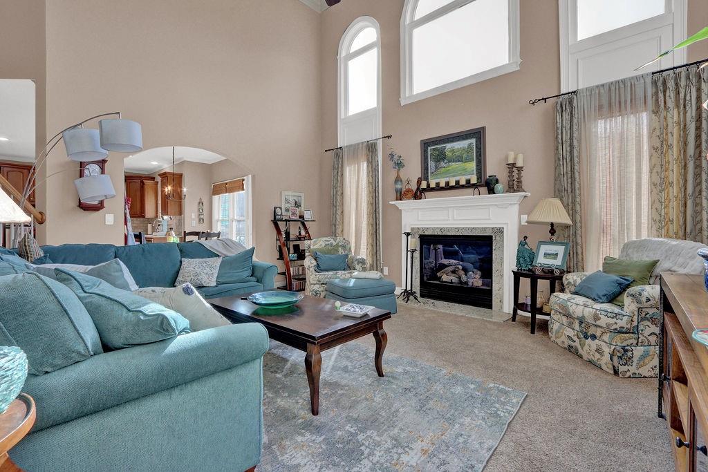 2095 Pinehurst View Drive Grayson, GA 30017 - Photo 10 of 45 a living room with furniture and a fireplace