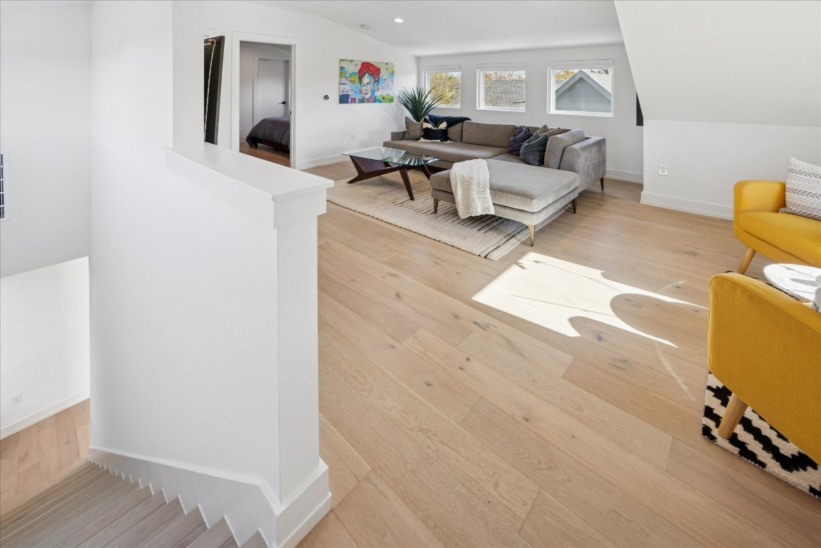 1508 Redd Street, Unit 1 Austin, TX 78704 - Photo 16 of 27 Stairway leading up to third floor