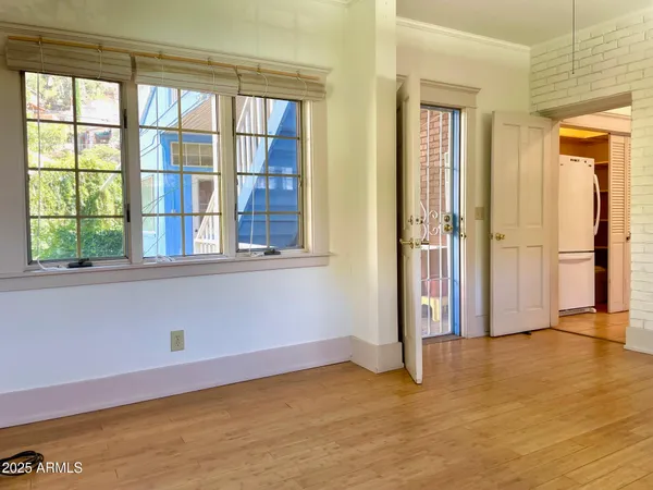 a view of a large window