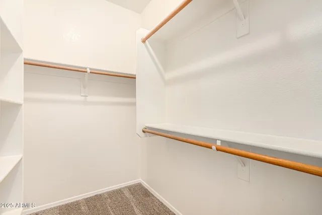 a view of small space with closet