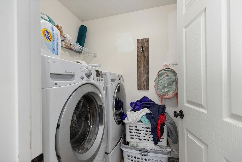 124 Wexford Street Staunton, VA 24401 - Photo 23 of 31 a view of storage and utility room with washer and dryer