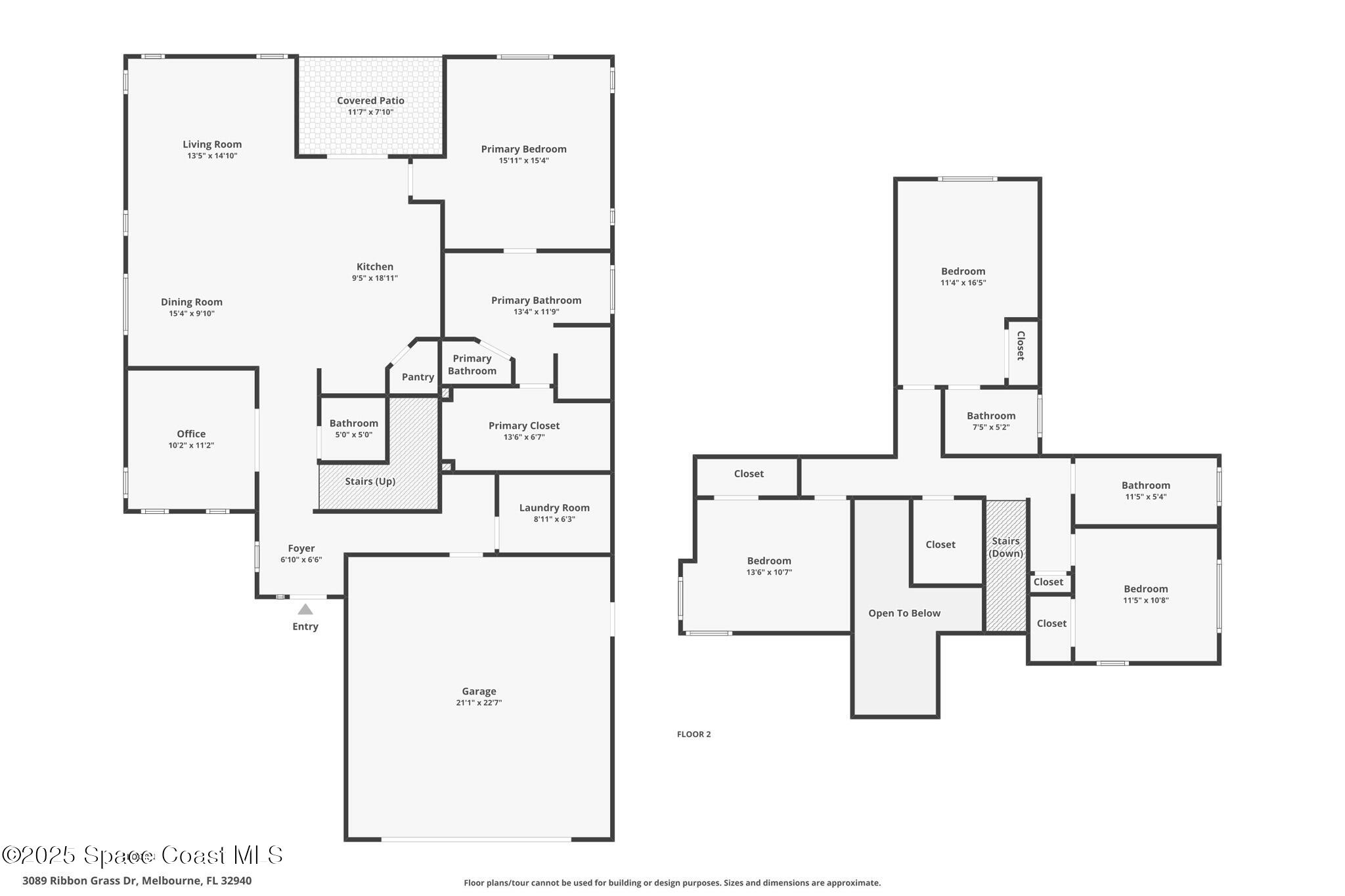 3089 Ribbon Grass Drive Melbourne, FL 32940 - Photo 57 of 57 FLoorplan #1 Ribbon Grass