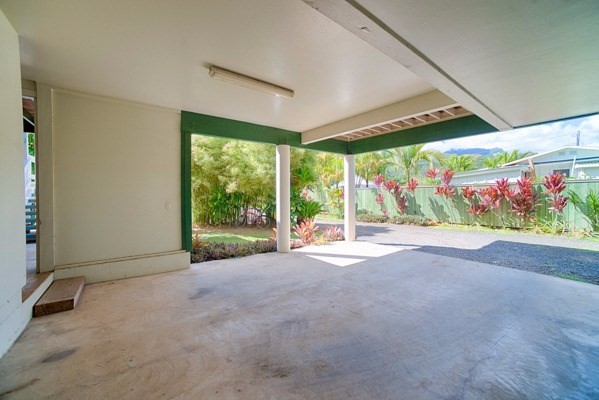4451 Mahimahi Road Hanalei, HI 96714 - Photo 22 of 25 a view of a garden with an outdoor space
