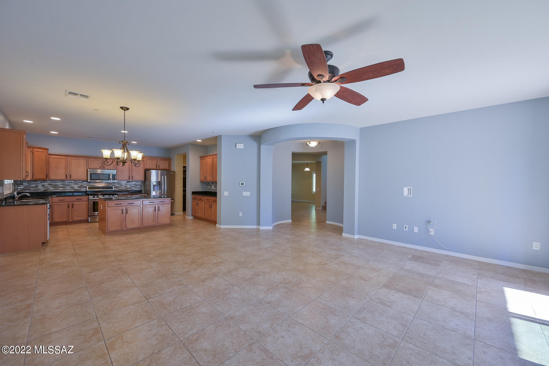 10804 East Salsabila Road Tucson, AZ 85747 - Photo 19 of 50 a view of a kitchen with a sink and a window