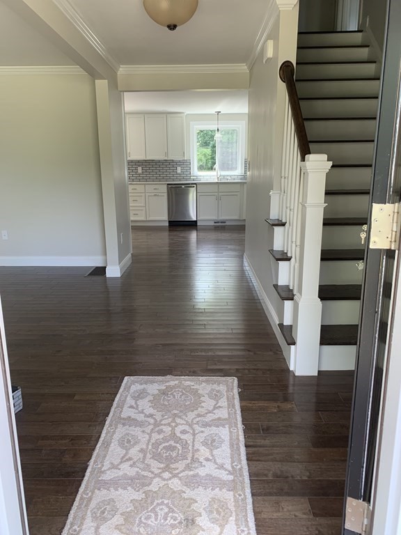 71 Narrows Road Freetown, MA 02702 - Photo 11 of 24 a view of entryway and hall with wooden floor