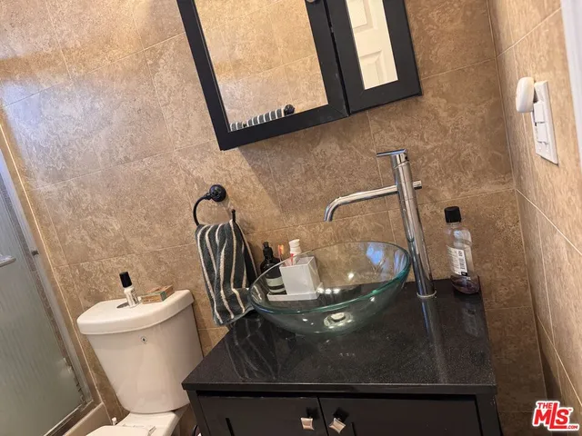 a close view of a sink