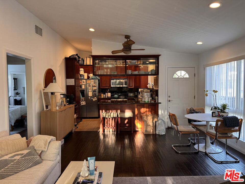 2639 6th Street Santa Monica, CA 90405 - Photo 5 of 22 a living room with furniture and wooden floor