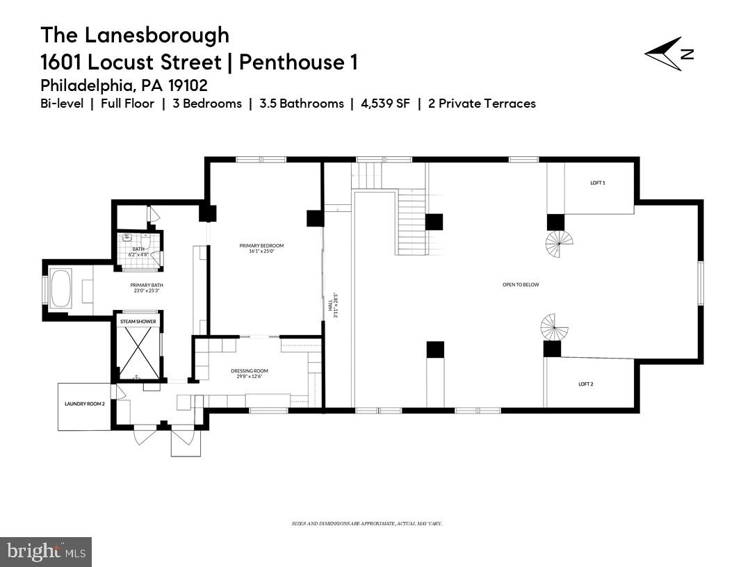 1601 Locust Street, Unit PH1 Philadelphia, PA 19102 - Photo 54 of 55 Floorplan - Main Level