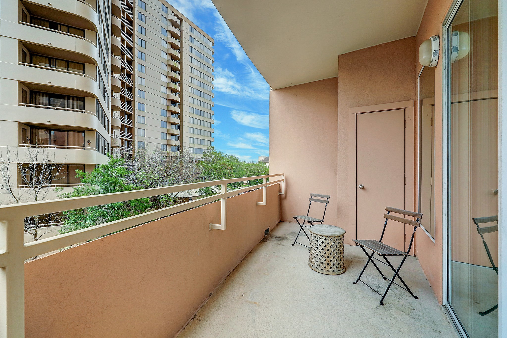3505 Sage Road, Unit 308 Houston, TX 77056 - Photo 15 of 20 a view of balcony with furniture