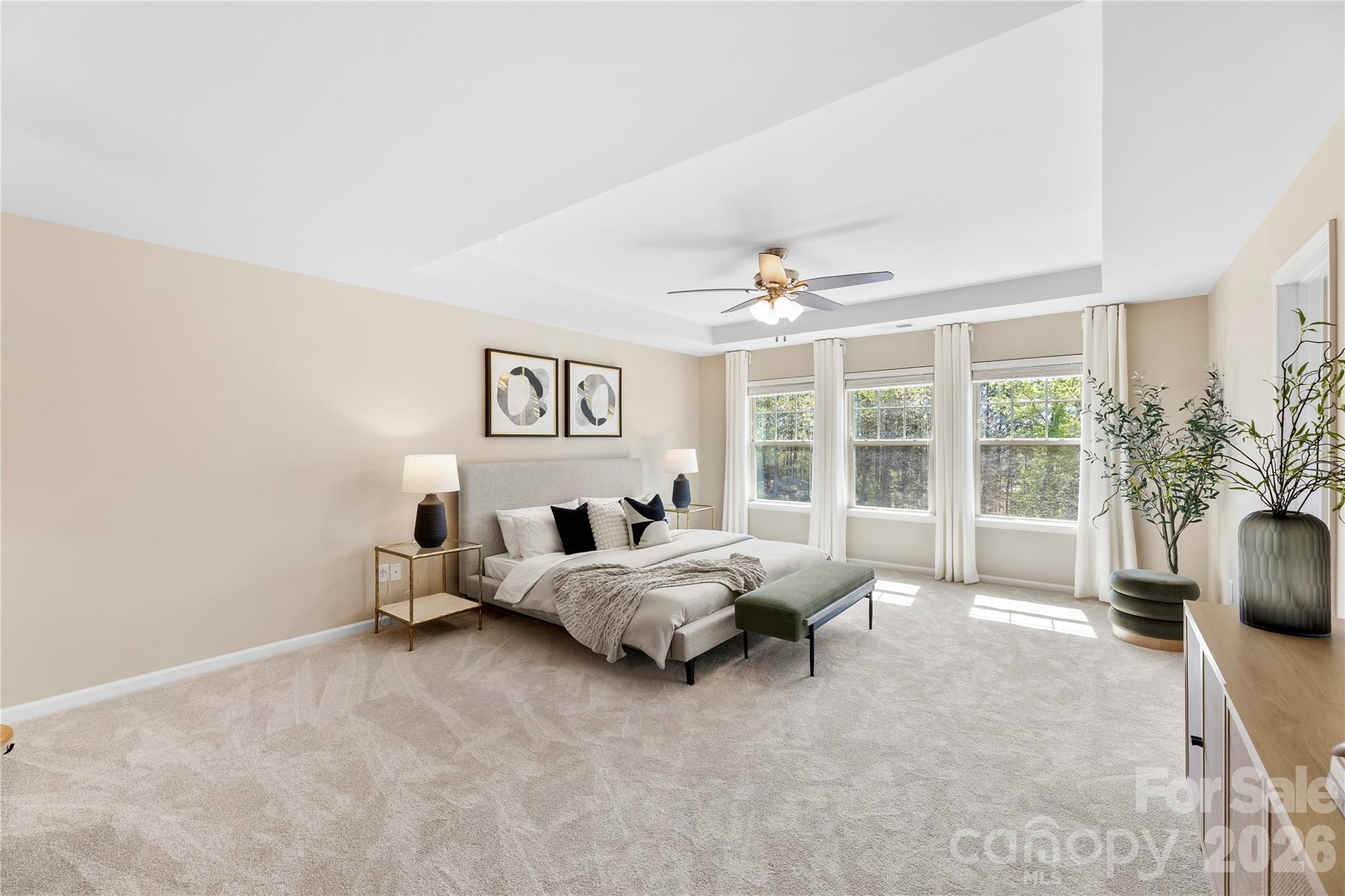 834 Spelman Drive Fort Mill, SC 29707 - Photo 20 of 48 a living room with furniture and large windows