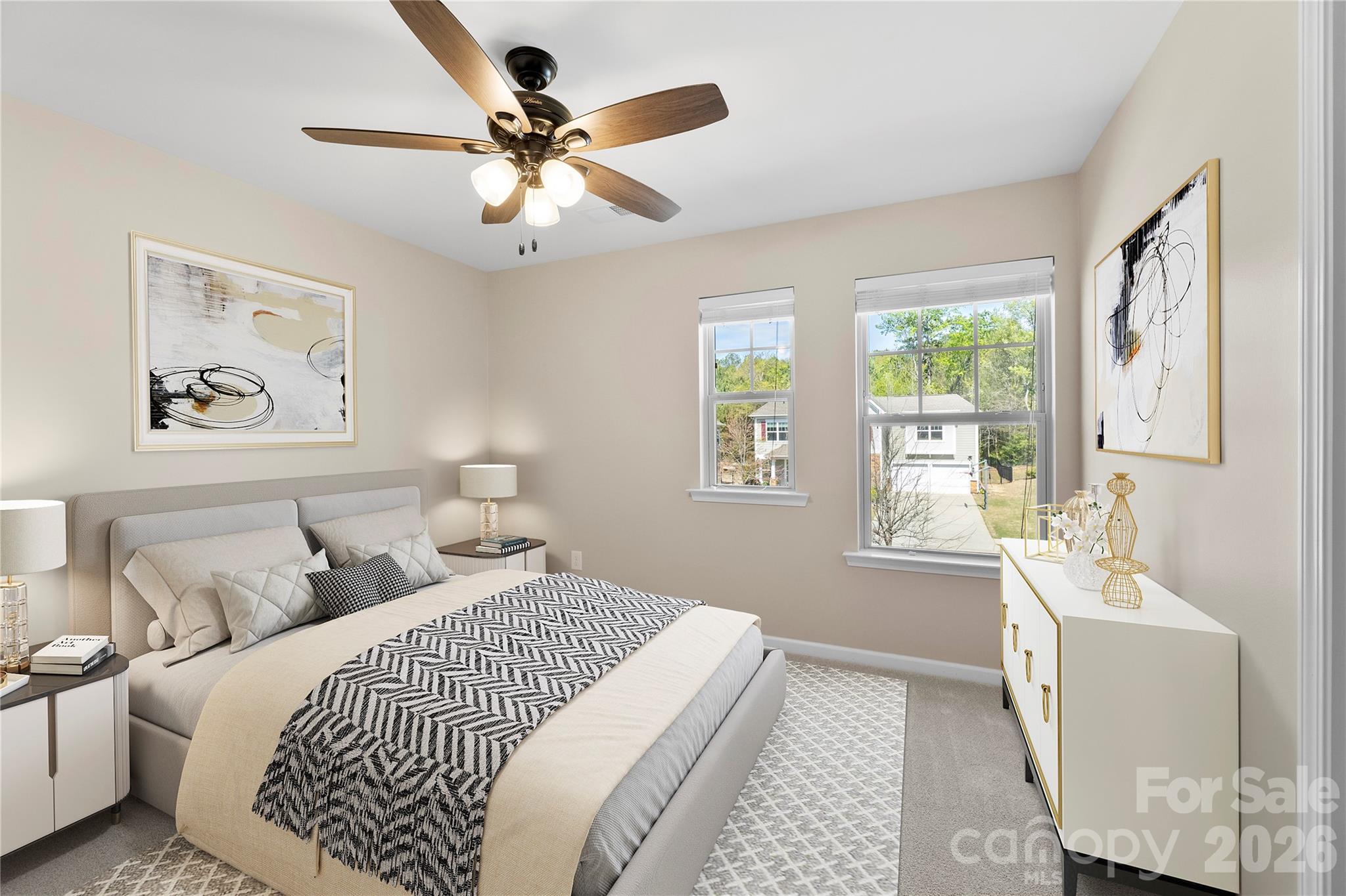 834 Spelman Drive Fort Mill, SC 29707 - Photo 38 of 48 a bedroom with a large bed and a window