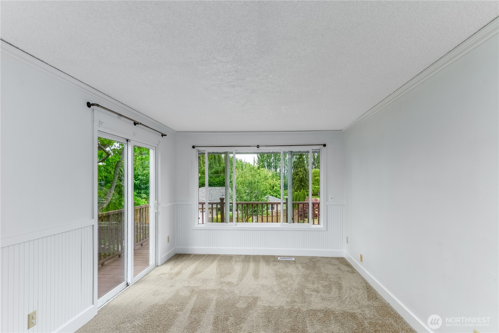 179 Hurricane Ridge Drive Sequim, WA 98382 - Photo 30 of 34 an empty room with large windows