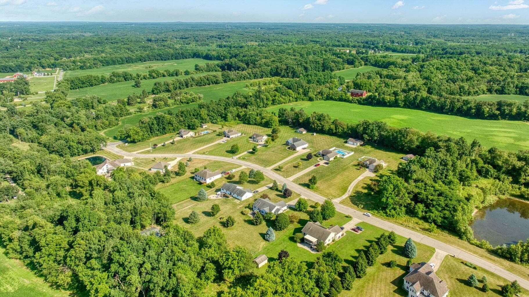 V/l Lindsey Road Jackson, MI 49201 - Photo 3 of 6 2595 Lindsey lot aerial 2