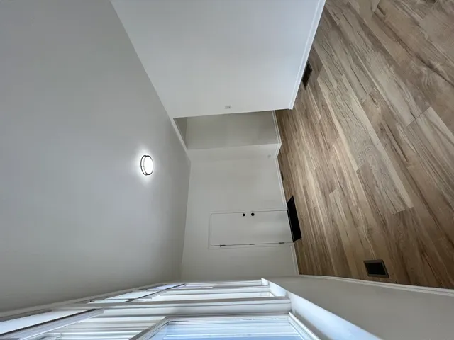 a view of a staircase