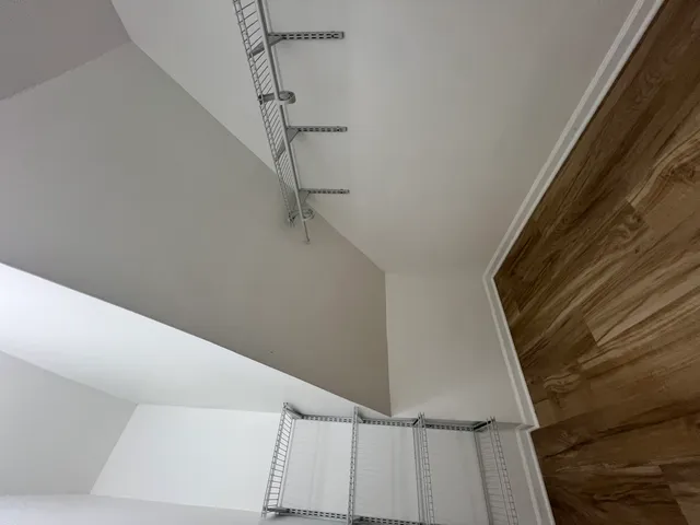 a view of an empty room